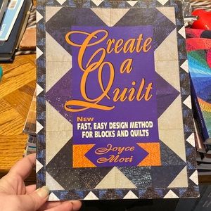 Create a quilt by Joyce mori